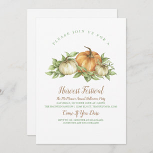 Convite Rustic Pumpkin