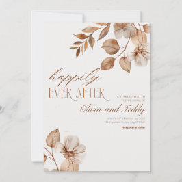 Convite Rustic Romance Wedding Invitations v2