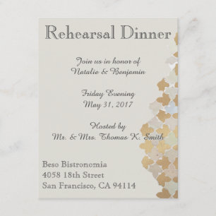 Convite Rustic Romance Wedding   Janto de ensaio Convidar