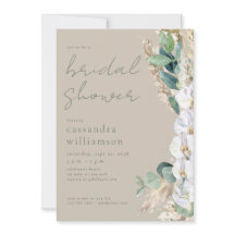 Rustic Sage Grama Pampas Boho Floral Chá de Noiva