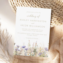 Rustic Summer Meadow Wildflower Wedding 