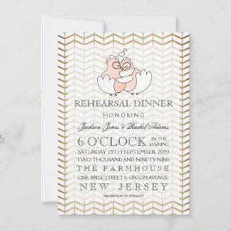 Convite Rustic Vintage Love Birds Janto de Ensaios Convida