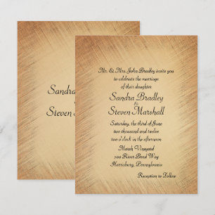 Convite Rustic Wedding