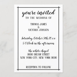 Convite Rustic Wedding