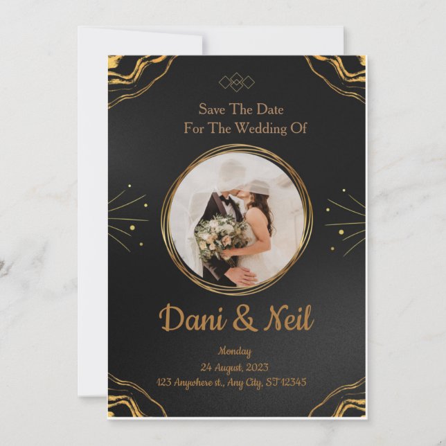 Convite Rustic Wedding Invitation Country Wedding (Frente)