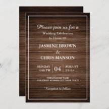Convite Rustic Wedding Wood Rustic Weding Invitati