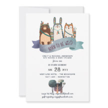 Rustic WILD ONE Woodland Animal Tribal Baby Boy