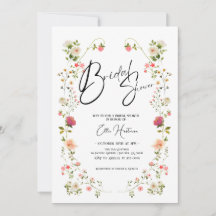 Rustic Wildflower Bridal Bash
