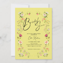 Rustic Wildflower Bridal Bash