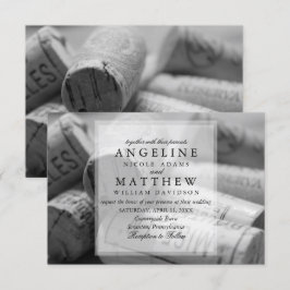 Convite Rustic Wine Themed Vineyard Weditation