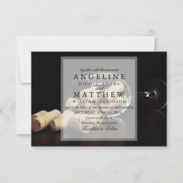 Convite Rustic Wine Themed Vineyard Weditation