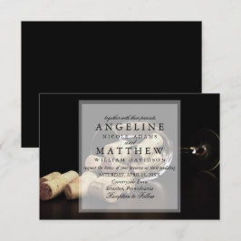 Convite Rustic Wine Themed Vineyard Weditation
