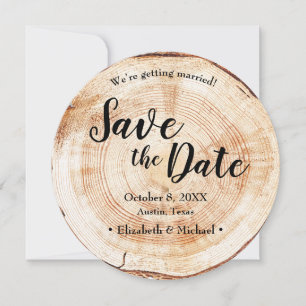 Convite Rustic Wood Wedding Salve a data com website