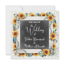 Rústico País Girassóis e Casamentos outono Pumpkin