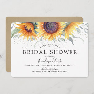 Convite Rústico Sangue de Girassol   CHÁ DE PANELA