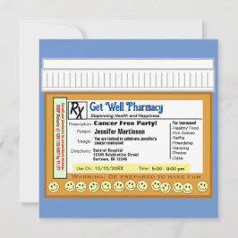 Convite RX isento de canceres para diversão