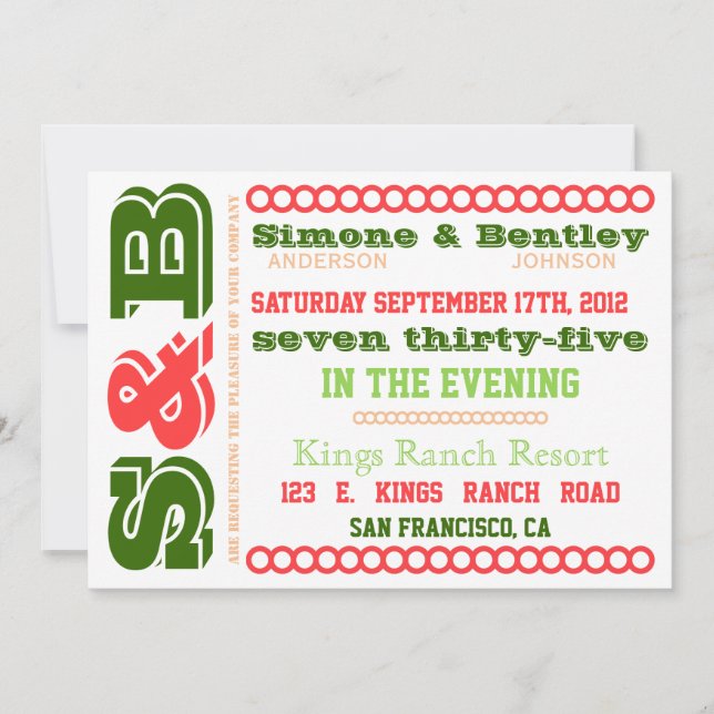 Convite S n' B (Frente)