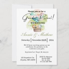 Convite Sábio revela animal Safari em uma bola de ar quent