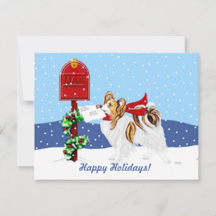 Convite Sable Papillon Christmas Mail