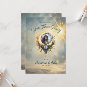 Convite Sacerdotisa da Lua – Guardiã do Equilíbrio Celesti