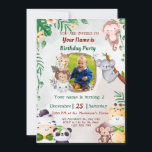 Convite Safari & Jungle Birthday Invents for Kids<br><div class="desc">Descubra o safari único e os convites de aniversário para crianças perfeitos. Tornar a celebração do seu filho inesquecível com designs personalizáveis. Ideal para festas de aniversário perto de você, esses convites definem o tom para diversão e aventura. Compre agora designs vibrantes e de alta qualidade que capturem a magia...</div>
