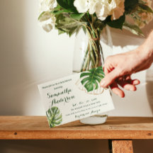 Safari Simple Tropical Wild One Chá de fraldas