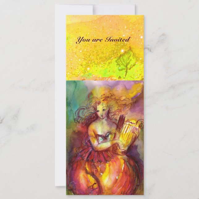 Convite SÁFICA, DANÇA, MÚSICA E POESIA, Faíscas Douradas (Frente)