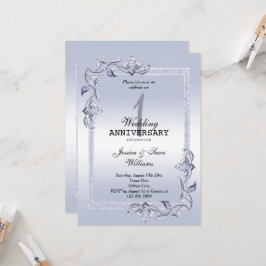 Convite Safira Brilho & Lascas &  1º Casamento