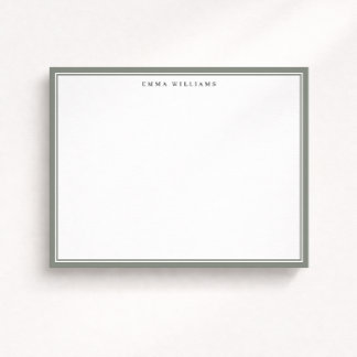 Convite Sage Frame Note Card