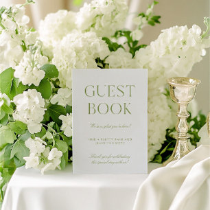 Convite Sage Green & Blue Weding Sign