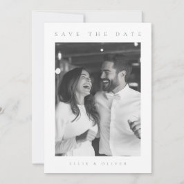 Convite Sage Green Boho Photo Save the Date 1