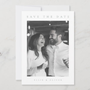 Convite Sage Green Boho Photo Save the Date 1