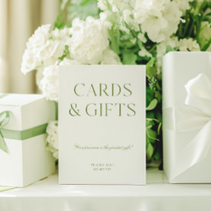 Convite Sage Green Cards & Gifts - Sinal de Casamento