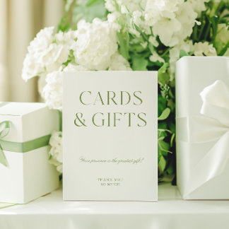 Convite Sage Green Cards & Gifts - Sinal de Casamento