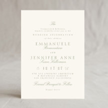 Sage Green Elegant Calliografia Formal O Casamento