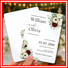 Convite Sage Green Eucalyptus Greenery Weding