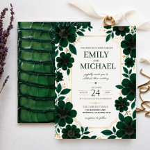 Sage Green Floral Elegant Botanical Greenery Gold