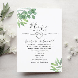 Convite Sage Green Micro Wedding