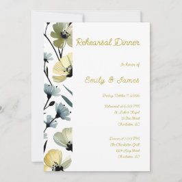 Convite Sage Green & Soft Yellow Botanical Wedding