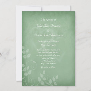Convite Sage Green Vintage