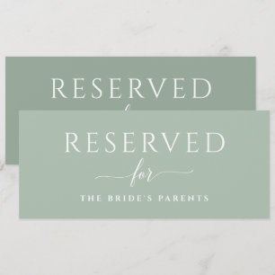 Convite Sage Green Wedding Sign Romântico