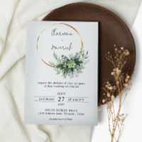 Sage Greenery Ring Wedding