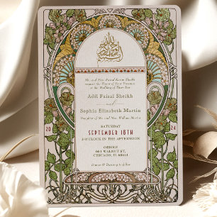 Convite Sage Islâmico Ottoman Turco Casamento