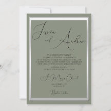 Sage & Silver Wedes sofisticadas