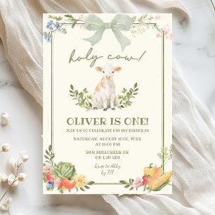 Convite Sage Verde Feira de Agricultores Holy Cow Primeiro
