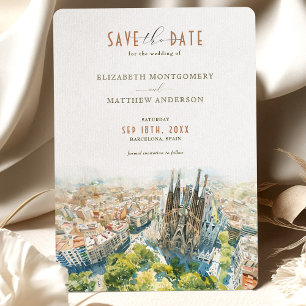 Convite Sagrada Familia Charme Barcelona Save-the-Date