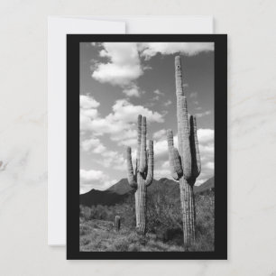Convite Saguaro Sentinel (Deserto do AZ Sonoran)