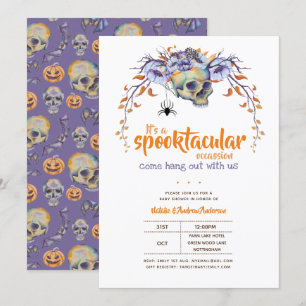 Convite Sai Com A Ganha De Halloween Spooktacular