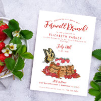 Saindo Farewell Brunch Strawberry Waffles