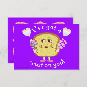 Convite Sala de aulas de Namorados com Pão